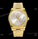 (GM Factory) Swiss Rolex Day-Date I Gold Silver Replica Watch 40mm